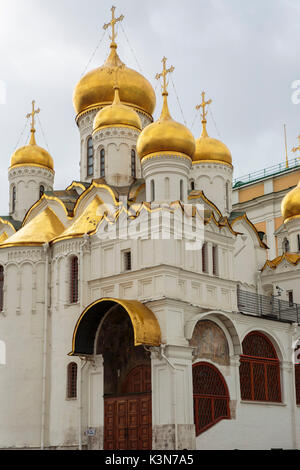 Russland, Moskau, die Kathedrale der Verkündigung im Moskauer Kreml Stockfoto