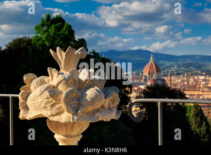 Bardini-garten in Florenz, Toskana, Italien, Europa Stockfoto