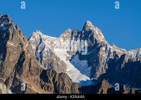 (Frettchen Tal, Aostatal, Alpen) Stockfoto