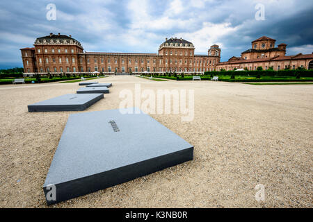 Palast von Venaria, Residenzen des Königshauses Savoyen. Europa. Italien. Piemont. Torino entfernt. Venaria Reale Stockfoto