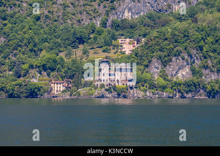 Gaeta Villa am Comer See, Lombardei, Italien. Stockfoto