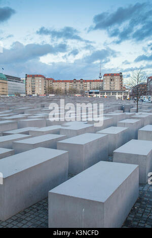 Der Holocaust Denkmal. Bezirk Mitte - Berlin - Deutschland Stockfoto