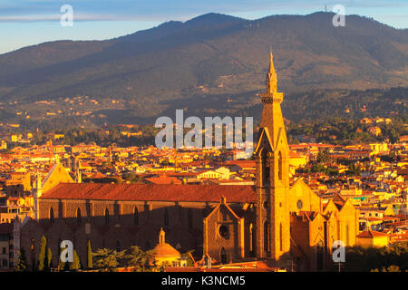 Europa, Italien, Toskana. Die Basilika von San Lorenzo in der Altstadt von Florenz - Stadt der Kunst der Toskana Stockfoto