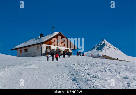 Alpe di Nemes Zuflucht in der Sextner Dolomiten, Südtirol, Bozen, Italien Stockfoto