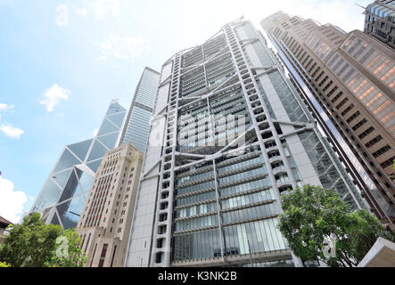 Hongkong, China-jun 8,2016: das Bürogebäude der HSBC in Hongkong. Stockfoto