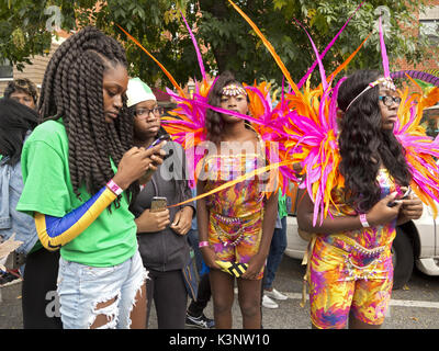 Brooklyn, USA. 2. September 2017. Die 50. jährlichen karibischen Karneval in Brooklyn, NY, USA. Stockfoto