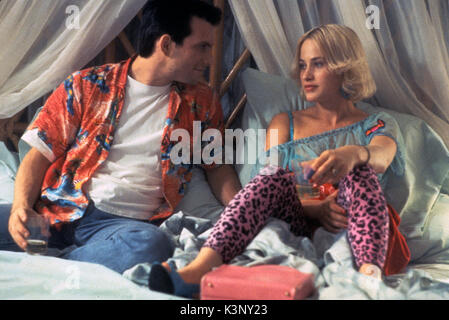 TRUE ROMANCE [USA 1993] BRAD PITT, MICHAEL RAPPAPORT, CHRISTIAN SLATER, Patricia Arquette Datum: 1993 Stockfoto