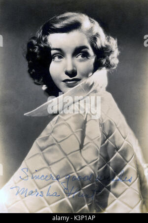 MARSHA HUNT [b 1917] Amerikanische Schauspielerin Datum: 1917 Stockfoto