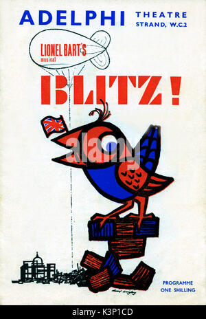 BLITZ! [Theater] Adelphi Theatre, Strand, London Stockfoto