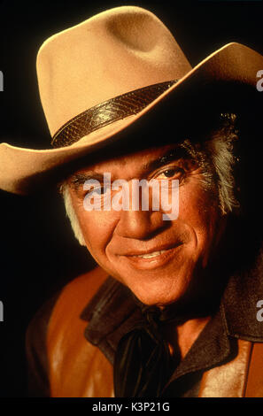 BONANZA [US-TV-Serien 1959 - 1973] Lorne Greene Datum: 1973 Stockfoto