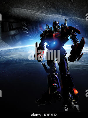 Transformatoren [US2007] Peter Cullen Optimus Prime stimmen Wer ist der Anführer der Autobots. Datum: 2007 Stockfoto