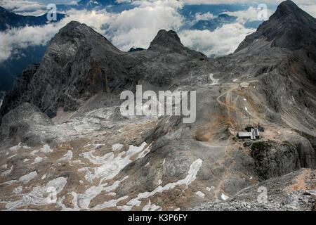 Berge im Triglav Nationalpark in Slowenien Stockfoto