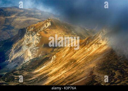 Herbst im sharr Gebirge/Malet e Sharrit zwischen Mazedonien und dem Kosovo Stockfoto