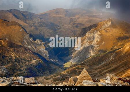 Herbst im sharr Gebirge/Malet e Sharrit zwischen Mazedonien und dem Kosovo Stockfoto