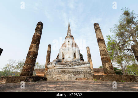 Wat Sa Sri, Sukhothai Historical Park, Sukhothai, Thailand Stockfoto