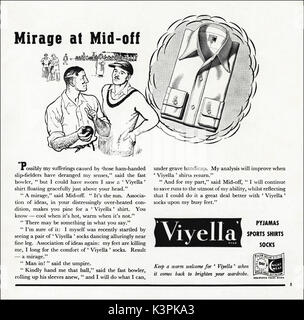 1940er Jahre alten Vintage original advert Werbung Viyella Shirts im Magazin ca. 1947 wenn Verbrauchsmaterialien wurden noch unter post eingeschränkt - Krieg Rationierung Stockfoto