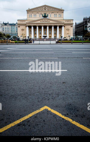 Moskau, Russland, Eurasien. Bolschoi Theater. Stockfoto