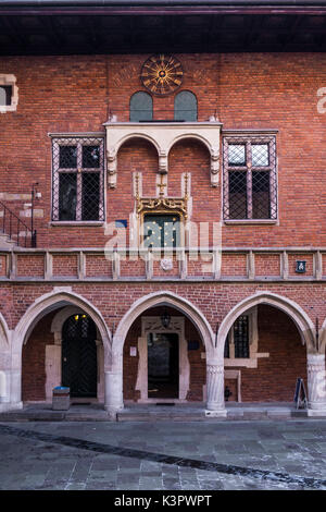 Krakau, Polen, in der Mitte Europas. Collegium Maius ist der Jagiellonen Universität älteste Gebäude. Stockfoto