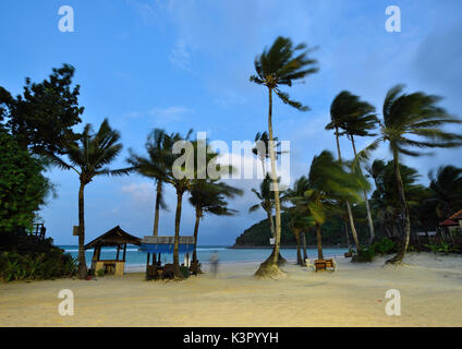 Strand Landschaft in Boracay Island, Philippinen. Stockfoto