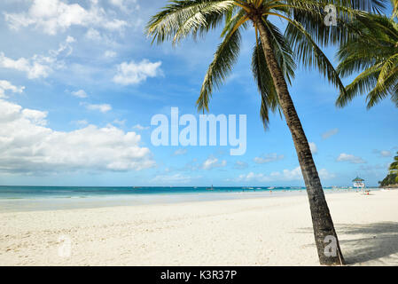 Strand Landschaft in Boracay Island, Philippinen. Stockfoto