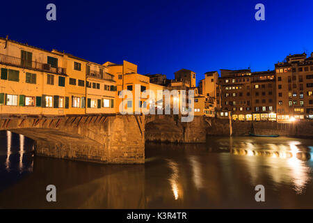 Ponte Vecchio in Florenz, Toskana, Italien, Europa Stockfoto