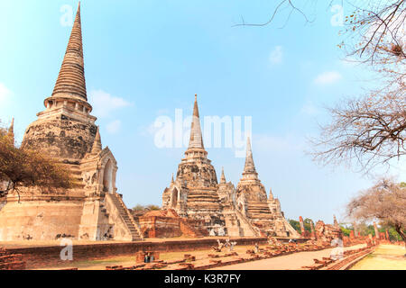 Wat Phra Si Sanphet in Ayutthaya, Thailand Stockfoto