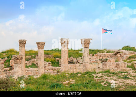 Ruinen der Zitadelle von Amman in Jordanien Stockfoto