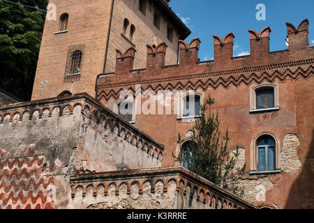 Castell'Arquato (Piacenza, Emilia Romagna, Italien), historischen Palast Stockfoto