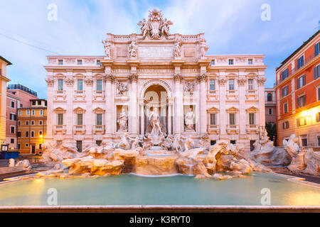 Trevi-Brunnen oder Fontana di Trevi in Rom, Italien Stockfoto