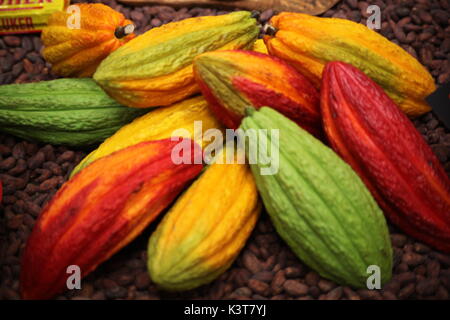 London, Großbritannien. 03 Sep, 2017. Spezial- und feinem Essen Messe öffnet in Kensington Olympia, London, UK Credit: NASTJA M/Alamy leben Nachrichten Stockfoto