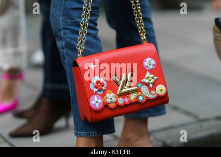 Stockholm, Schweden. 31 Aug, 2017. Editor Darja Totême Barannik an der Start- und Landebahn zeigen Ankunft in Stockholm Fashion Week - 31 August, 2017 - Foto: Start- und Landebahn Manhattan/Gnade Lunn *** Nur für redaktionelle Verwendung *** | Verwendung weltweit/dpa/Alamy leben Nachrichten Stockfoto