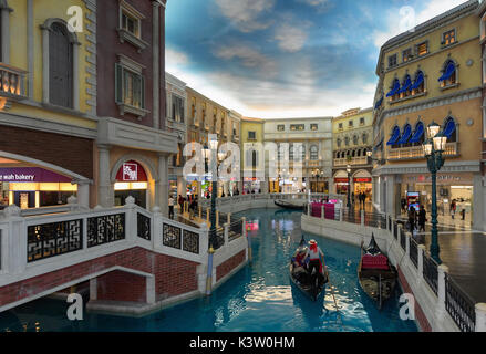 Das Venetian Macao, Casino, Cotai Strip, Macau Stockfoto