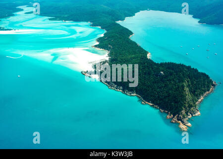 Whitehaven Beach, Cairns, Queensland, Australien Stockfoto