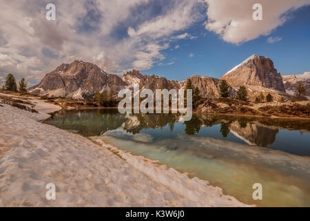 Limedes See; Passo Falzarego, Provinz Belluno, Region Venetien; Italien; Europa Stockfoto