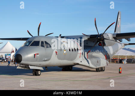 Die polnische Luftwaffe EADS CASA (Airbus) C-295-M light in der taktischen Ebene Stockfoto