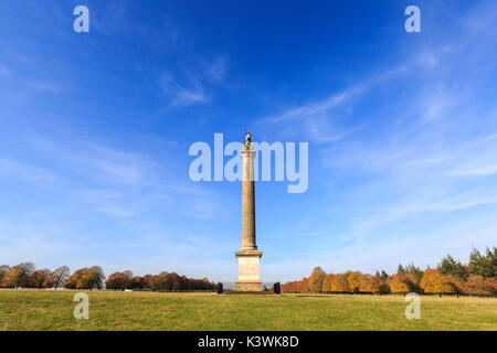 Die Siegessäule aus dem 18. Jahrhundert auf dem Gelände des Blenheim Palace, Oxfordshire, England Stockfoto