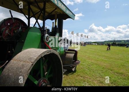 Zugmaschine, das Tal fest, Kauen Magna, Somerset Stockfoto