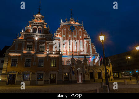 Rathaus, Riga, Lettland. Stockfoto