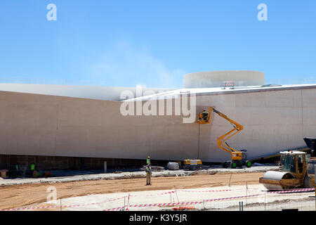 Die Baustelle der neuen Cruise Terminal in Lissabon, Portugal Stockfoto