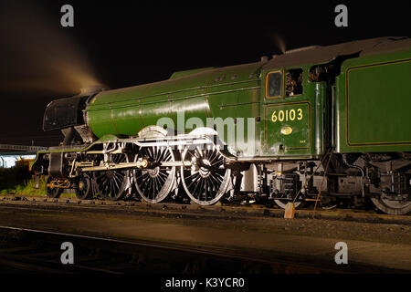60103 Flying Scotsman Locomotive im Didcot Railway Center, Stockfoto