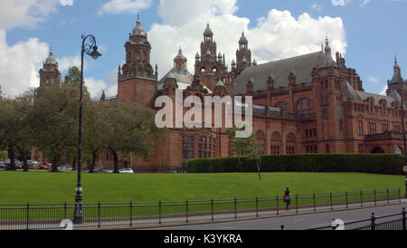 Kelvingrove Kunstgalerie und Museum Argyle Street. Stockfoto