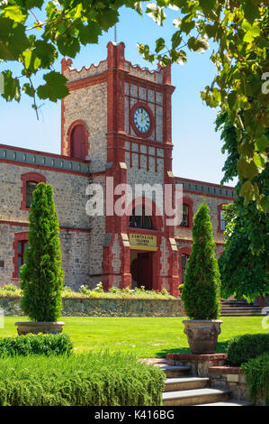 Yalumba Winery im Barossa Valley ist Australiens älteste familiengeführte Weingut heute - Angaston geht, SA, Australien Stockfoto