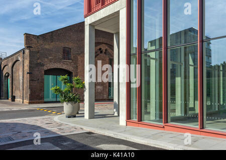 Kings Cross Sanierung zeigt neue Gebäude Stockfoto