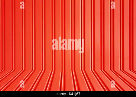 Rot Metall Walze Tür Sicherheitsuntergrund Stockfoto