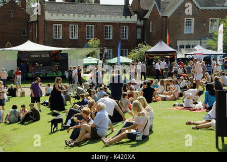 Food Festival, Lichfield Stockfoto