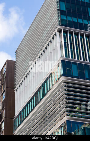 Dieses Gebäude 180 Thomas Street, Haymarket, Sydney wurde von den Architekten Bates Smart entwickelt. Sein ziemlich einzigartig wegen seiner nachhaltigen Funktionen wie ein Stockfoto