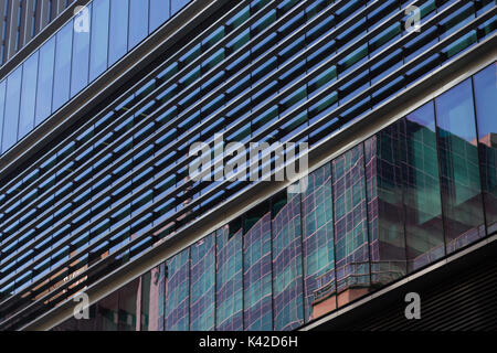 Dieses Gebäude 180 Thomas Street, Haymarket, Sydney wurde von den Architekten Bates Smart entwickelt. Sein ziemlich einzigartig wegen seiner nachhaltigen Funktionen wie ein Stockfoto