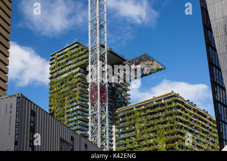 Allgemeine Ansichten mit einem zentralen Park, um Chippendale Grün gebaut wird. Das Gebäude selbst wurde vom award-winning Pariser Architekten Je Stockfoto