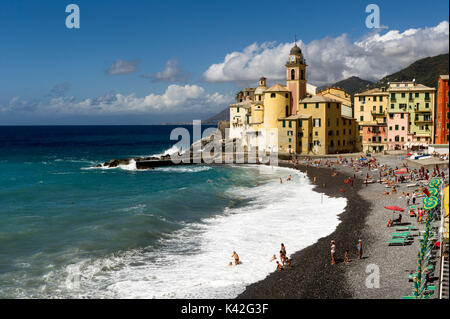 IItaly. Ligurien. Golf Paradisio. Camogli Stockfoto