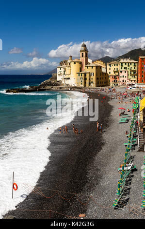 IItaly. Ligurien. Golf Paradisio. Camogli Stockfoto